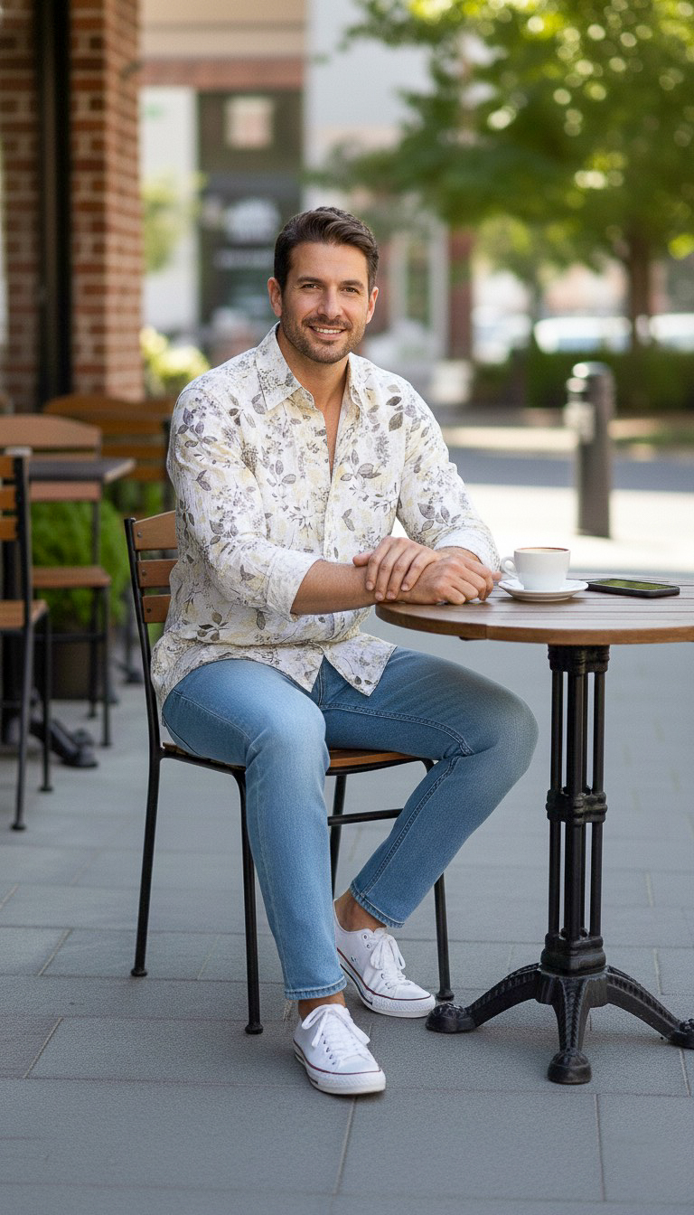 printed linen shirt printed linen shirt