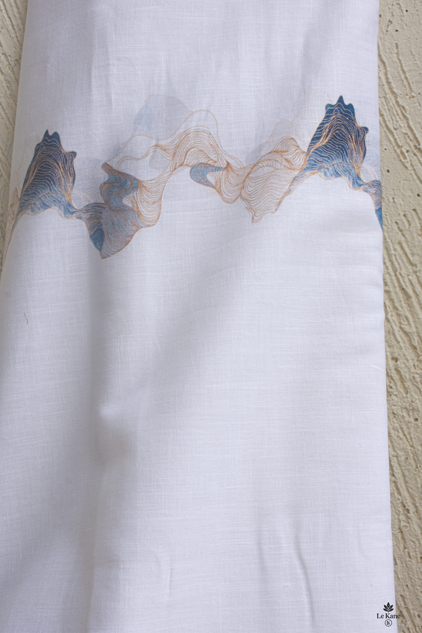 wave panel print – white & ocean blue | 1.6 meter wave panel print – white & ocean blue | 1.6 meter