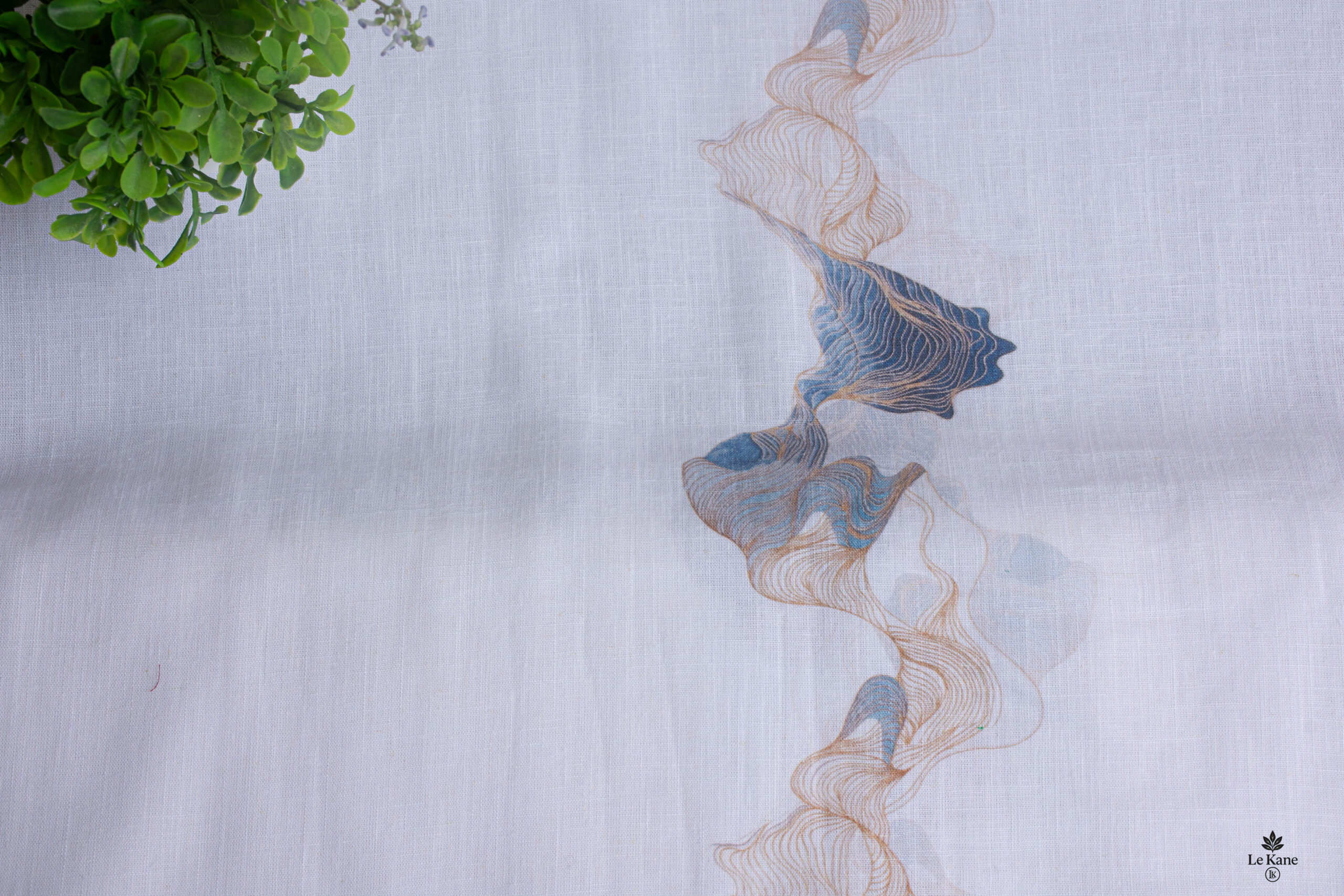 wave panel print – white & ocean blue | 1.6 meter wave panel print – white & ocean blue | 1.6 meter
